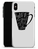 Life Begins After Coffee - iPhone X Clipit Case