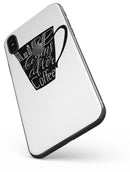 Life Begins After Coffee - iPhone X Skin-Kit