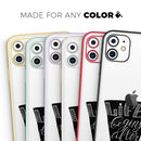 Life Begins After Coffee  - Protective Skin Wrap & Decal – Compatible with iPhone SE to iPhone 17 Pro Max (All Models)
