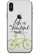 Life is a Beautiful Ride - iPhone X Skin-Kit
