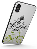 Life is a Beautiful Ride - iPhone X Skin-Kit