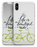 Life is a Beautiful Ride - iPhone X Skin-Kit