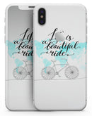 Life is a Beautiful Ride v2 - iPhone X Skin-Kit
