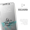 Life is a Beautiful Ride v2  - Protective Skin Wrap & Decal – Compatible with iPhone SE to iPhone 17 Pro Max (All Models)