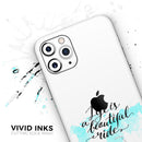 Life is a Beautiful Ride v2  - Protective Skin Wrap & Decal – Compatible with iPhone SE to iPhone 17 Pro Max (All Models)