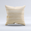 LightGrained Hard Wood Floor ink-Fuzed Decorative Throw Pillow