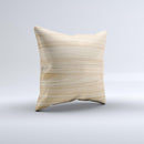 LightGrained Hard Wood Floor ink-Fuzed Decorative Throw Pillow