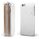 Light 19 Textured Marble iPhone 6/6s or 6/6s Plus 2-Piece Hybrid INK-Fuzed Case