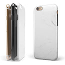 Light 19 Textured Marble iPhone 6/6s or 6/6s Plus 2-Piece Hybrid INK-Fuzed Case