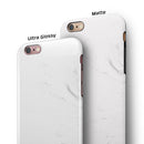 Light 19 Textured Marble iPhone 6/6s or 6/6s Plus 2-Piece Hybrid INK-Fuzed Case