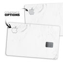 Light 19 Textured Marble - Premium Protective Decal Skin-Kit for the Apple Credit Card