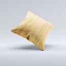 Light Bamboo Wood Ink-Fuzed Decorative Throw Pillow