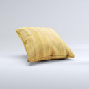 Light Bamboo Wood Ink-Fuzed Decorative Throw Pillow