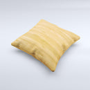 Light Bamboo Wood Ink-Fuzed Decorative Throw Pillow