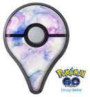 Light Blue 3123 Absorbed Watercolor Texture Pokémon GO Plus Vinyl Protective Decal Skin Kit
