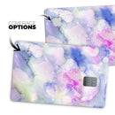 Light Blue 3123 Absorbed Watercolor Texture - Premium Protective Decal Skin-Kit for the Apple Credit Card