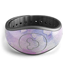 Light Blue 3123 Absorbed Watercolor Texture - Decal Skin Wrap Kit for the Disney Magic Band