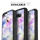 Light Blue 3123 Absorbed Watercolor Texture - Skin Kit for the iPhone OtterBox Cases