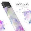 Light Blue 3123 Absorbed Watercolor Texture - Premium Decal Protective Skin-Wrap Sticker compatible with the Juul Labs vaping device