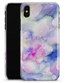 Light Blue 3123 Absorbed Watercolor Texture - iPhone X Clipit Case