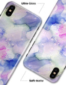 Light Blue 3123 Absorbed Watercolor Texture - iPhone X Clipit Case