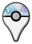 Light Blue 3 Absorbed Watercolor Texture Pokémon GO Plus Vinyl Protective Decal Skin Kit