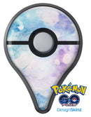 Light Blue 3 Absorbed Watercolor Texture Pokémon GO Plus Vinyl Protective Decal Skin Kit