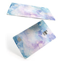 Light Blue 3 Absorbed Watercolor Texture - Premium Protective Decal Skin-Kit for the Apple Credit Card