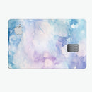 Light Blue 3 Absorbed Watercolor Texture - Premium Protective Decal Skin-Kit for the Apple Credit Card