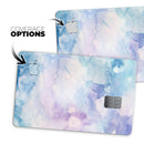 Light Blue 3 Absorbed Watercolor Texture - Premium Protective Decal Skin-Kit for the Apple Credit Card