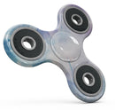 Light Blue 3 Absorbed Watercolor Texture Full-Body Fidget Spinner Skin-Kit
