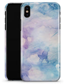Light Blue 3 Absorbed Watercolor Texture - iPhone X Clipit Case