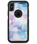 Light Blue 3 Absorbed Watercolor Texture - iPhone X OtterBox Case & Skin Kits