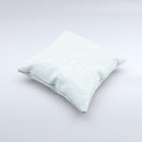 Light Blue Floral Branches ink-Fuzed Decorative Throw Pillow