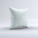 Light Blue Floral Branches ink-Fuzed Decorative Throw Pillow