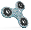 Light Blue Paisley Floral Full-Body Fidget Spinner Skin-Kit