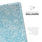 Light Blue Paisley Floral - Full Body Skin Decal for the Apple iPad Pro 12.9", 11", 10.5", 9.7", Air or Mini (All Models Available)