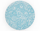 Light Blue Paisley Floral - Skin Kit for PopSockets and other Smartphone Extendable Grips & Stands
