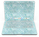 Light Blue Watercolor Quatrefoil - MacBook Air Skin Kit