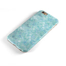 Light Blue Watercolor Quatrefoil iPhone 6/6s or 6/6s Plus 2-Piece Hybrid INK-Fuzed Case