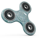Light Blue Watercolor Quatrefoil Full-Body Fidget Spinner Skin-Kit