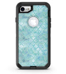 Light Blue Watercolor Quatrefoil - iPhone 7 or 8 OtterBox Case & Skin Kits
