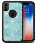 Light Blue Watercolor Quatrefoil - iPhone X OtterBox Case & Skin Kits