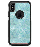 Light Blue Watercolor Quatrefoil - iPhone X OtterBox Case & Skin Kits
