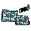 Light Blue and Gray Digital Camouflage // Skin Decal Wrap Kit for Nintendo Switch Console & Dock, Joy-Cons, Pro Controller, Lite, 3DS XL, 2DS XL, DSi, or Wii - Vinyl Skin Wrap for Nintendo Switch 2, OLED, Lite, Pro Controller, Wii & Classic Handhelds