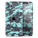 Light Blue and Gray Digital Camouflage  - Protective Skin Wrap & Decal – Compatible with iPhone SE to iPhone 17 Pro Max (All Models)