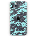 Light Blue and Gray Digital Camouflage  - Protective Skin Wrap & Decal – Compatible with iPhone SE to iPhone 17 Pro Max (All Models)