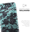 Light Blue and Gray Digital Camouflage  - Protective Skin Wrap & Decal – Compatible with iPhone SE to iPhone 17 Pro Max (All Models)