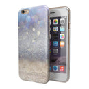Light Blue and Tan Unfocused Orbs of Light iPhone 6/6s or 6/6s Plus 2-Piece Hybrid INK-Fuzed Case