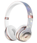 Light Blue and Tan Unfocused Orbs of Light Full-Body Skin Kit for the Beats by Dre Solo 3 Wireless Headphones